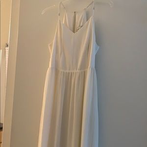 Long white maxi dress